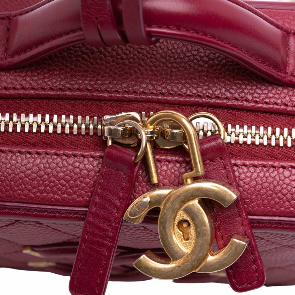 Chanel Small Caviar Filigree Vanity Case - Detail 2