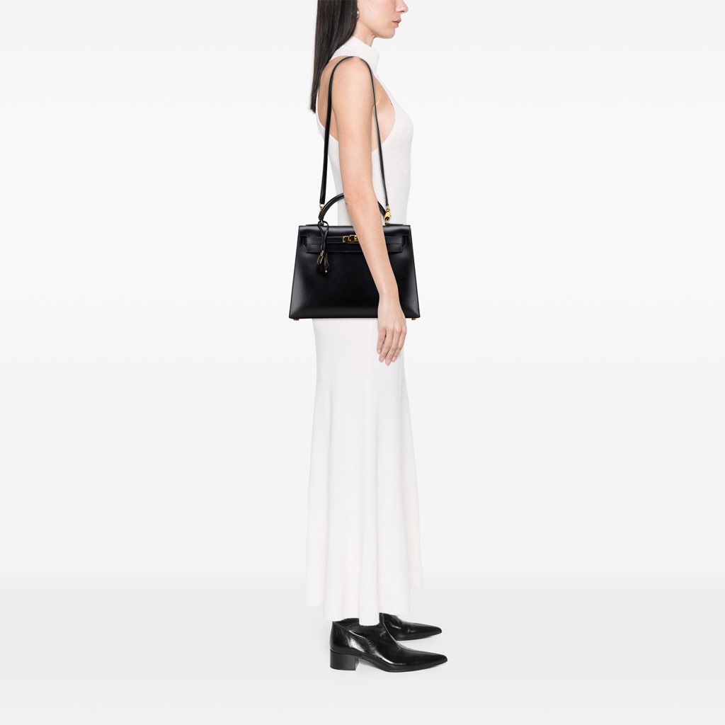 Hermès Box Calf Kelly Sellier 32 - Image 12