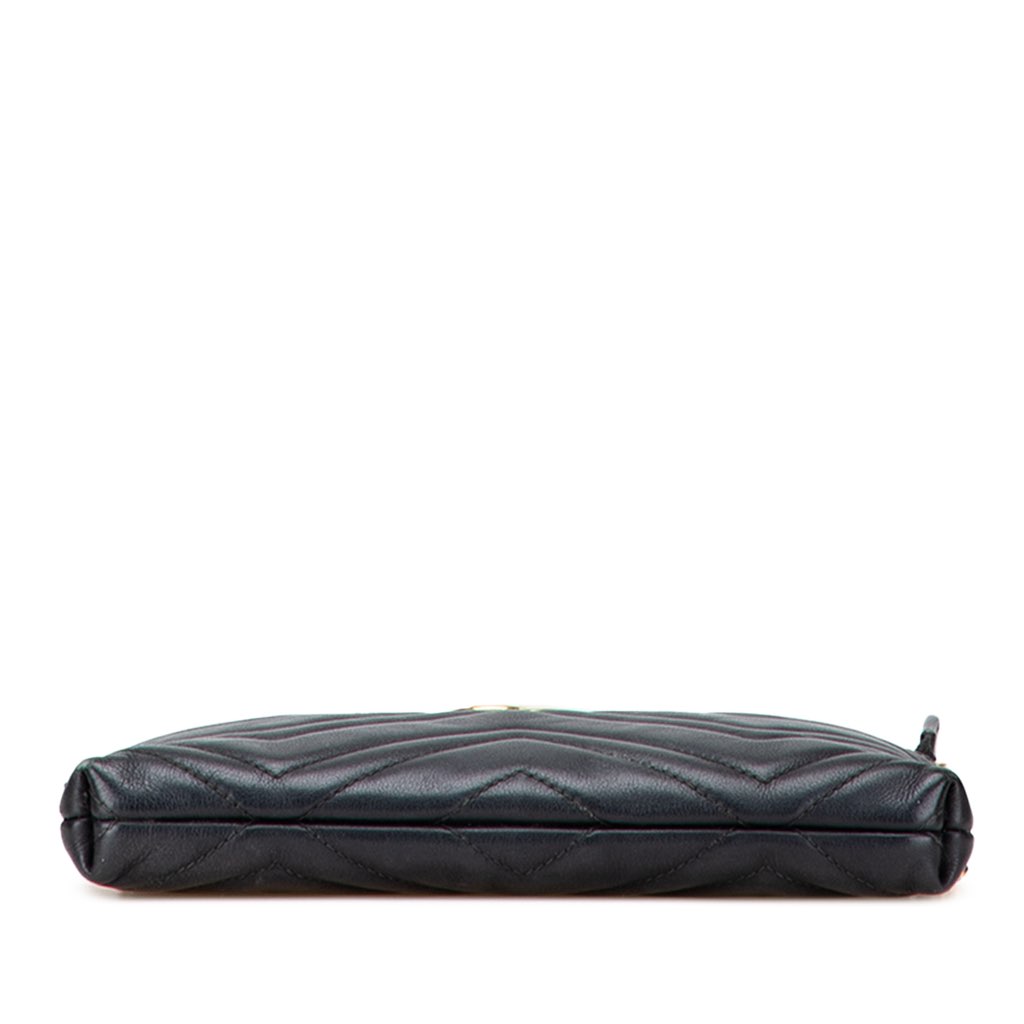 Gucci Mini GG Marmont Matelasse Leather Wallet On Chain - 3