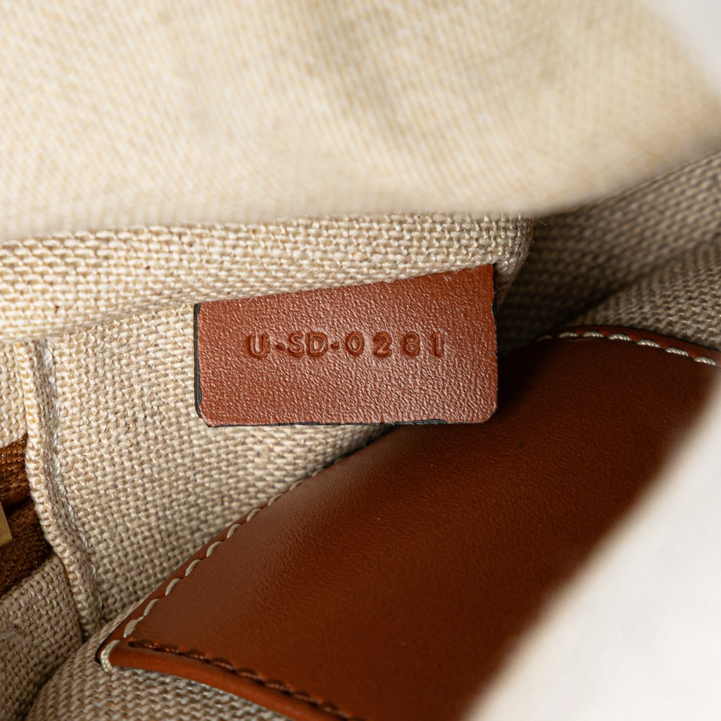 Celine Canvas Plein Soleil Round Purse on Strap - Detail 1