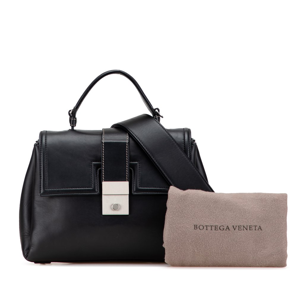 Bottega Veneta Small Nappa Piazza Top Handle Bag - Image 13