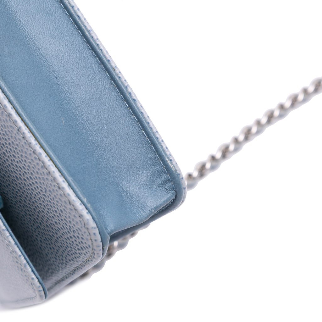 Chanel CC Caviar Wallet On Chain - Image 10
