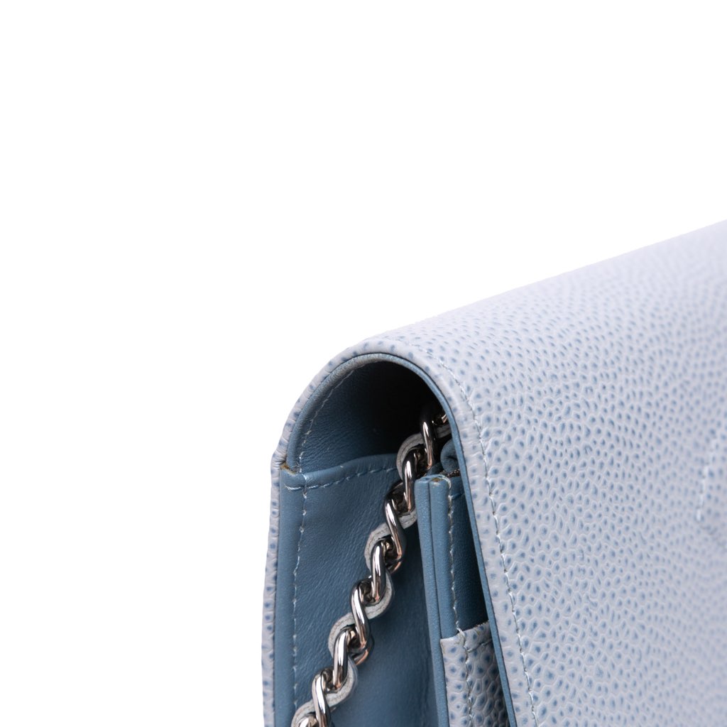 Chanel CC Caviar Wallet On Chain - Image 11