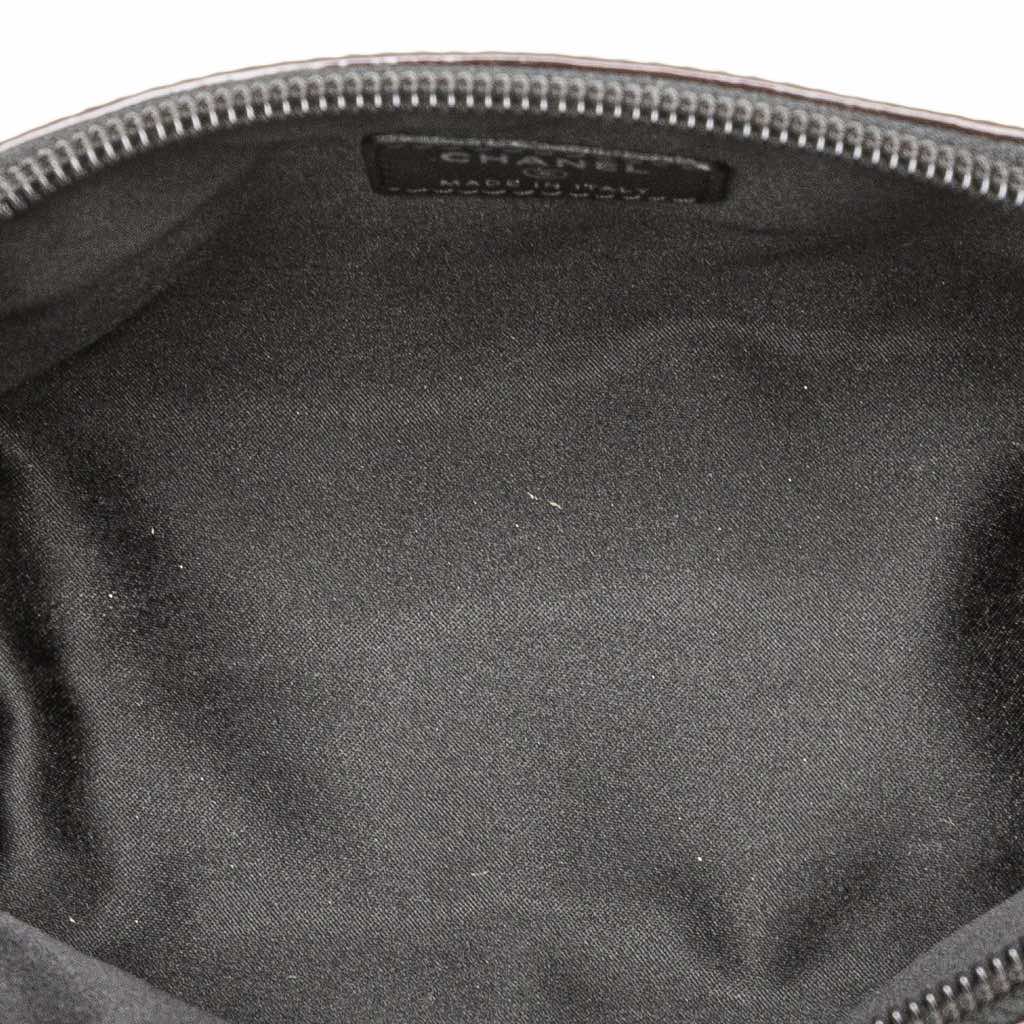 Chanel Patent Camellia Cosmetic Pouch - 4