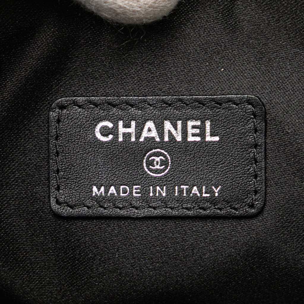 Chanel Patent Camellia Cosmetic Pouch - 5