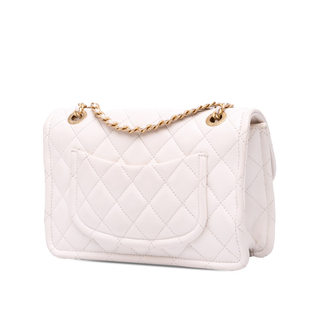 Chanel Medium Quilted Caviar Sweet Classic Flap - 2