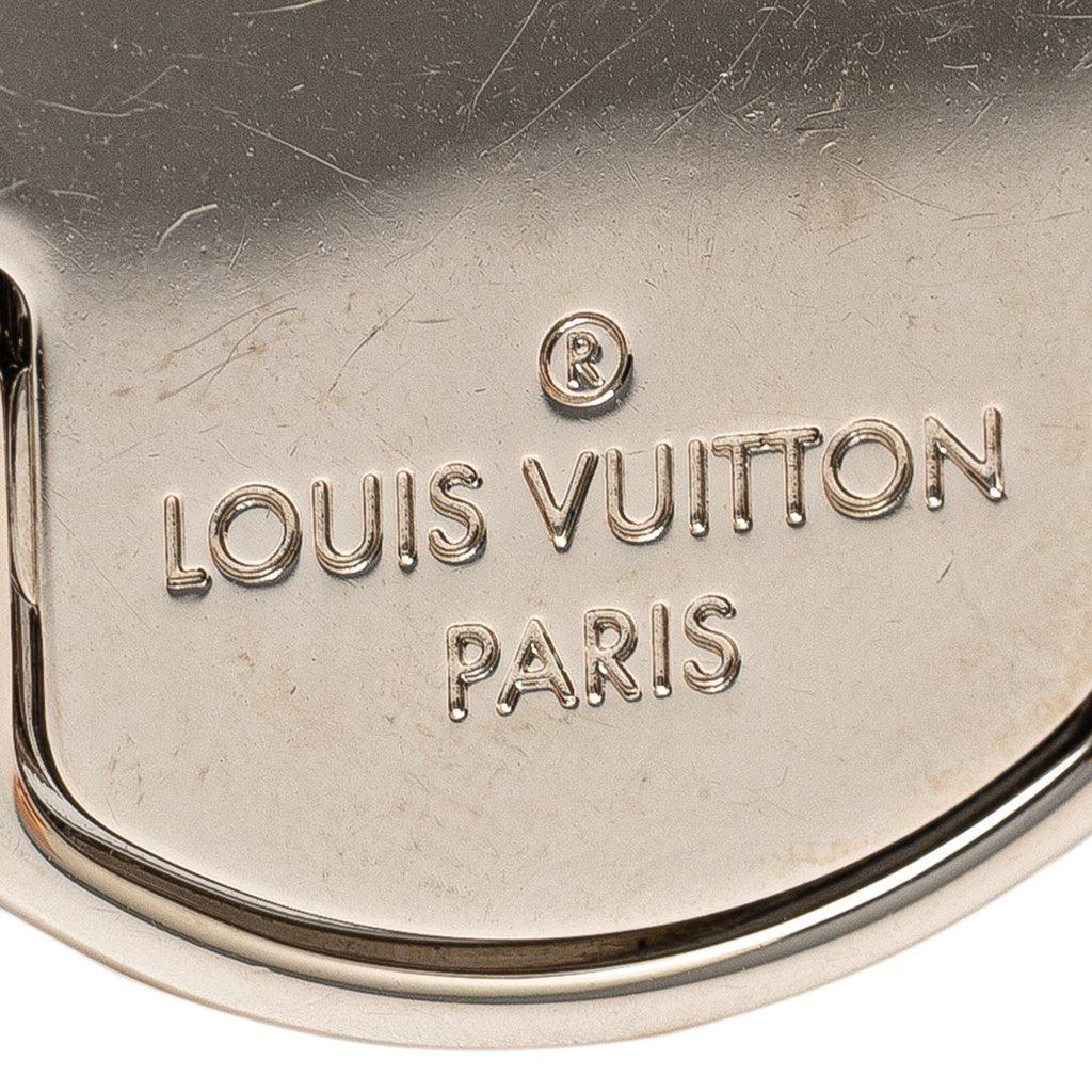 Louis Vuitton Monogram Eclipse Plate Necklace - 2