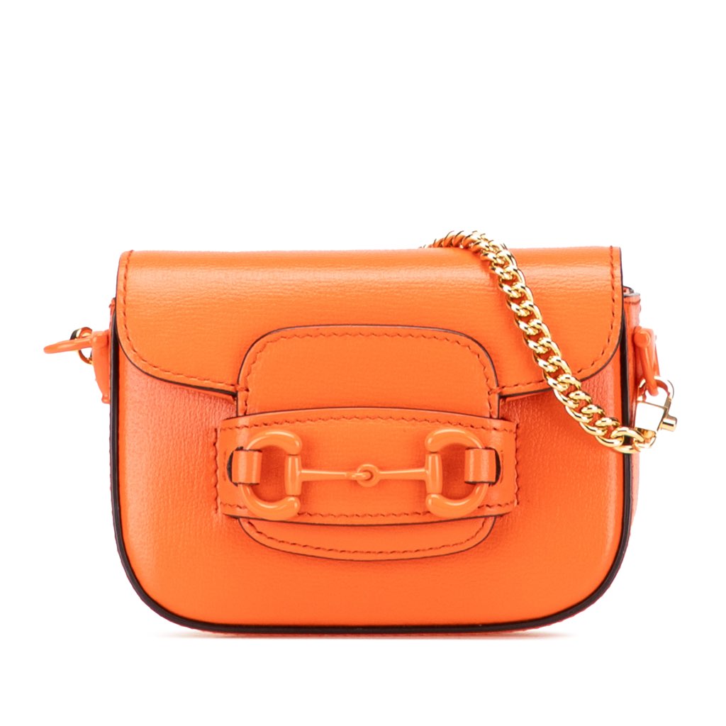 Gucci Mini Leather Horsebit 1955 Web Satchel