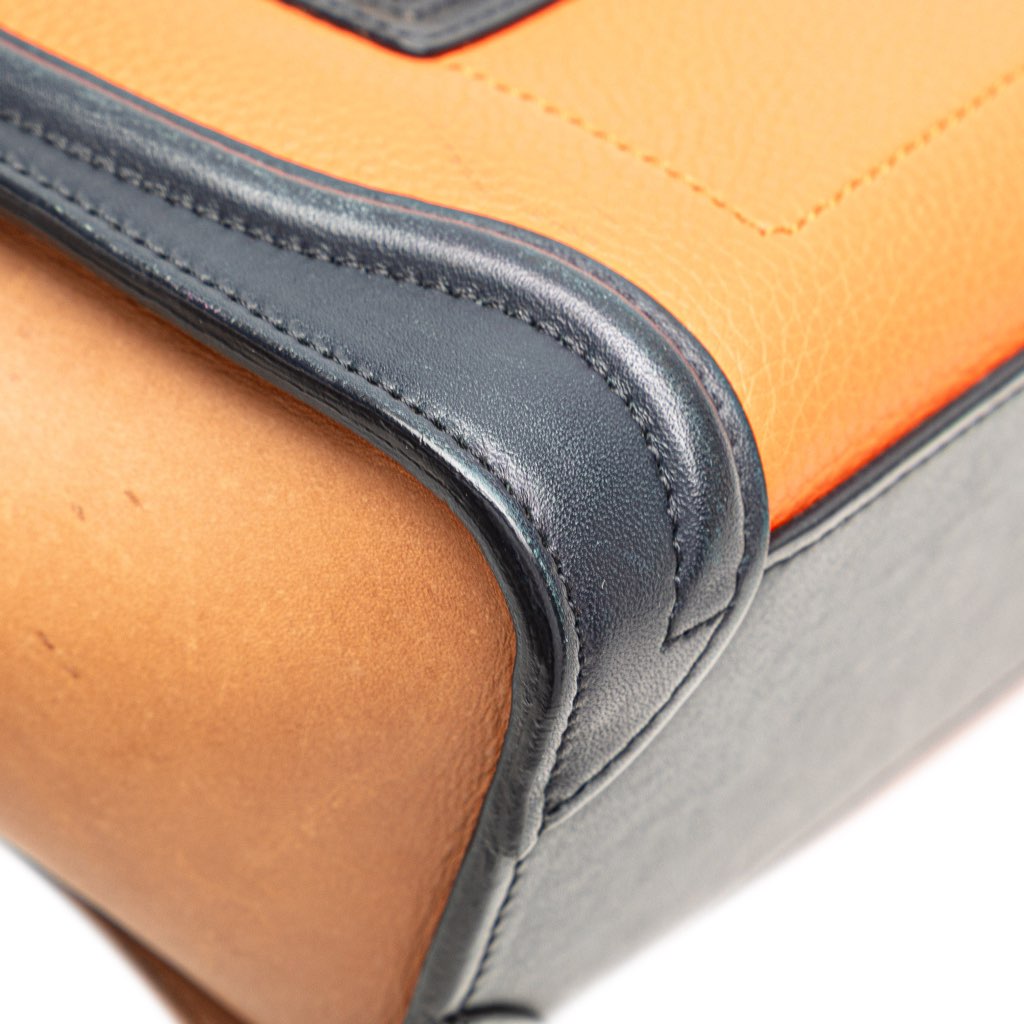 Celine Nano Tricolor Leather Luggage Tote - Image 11