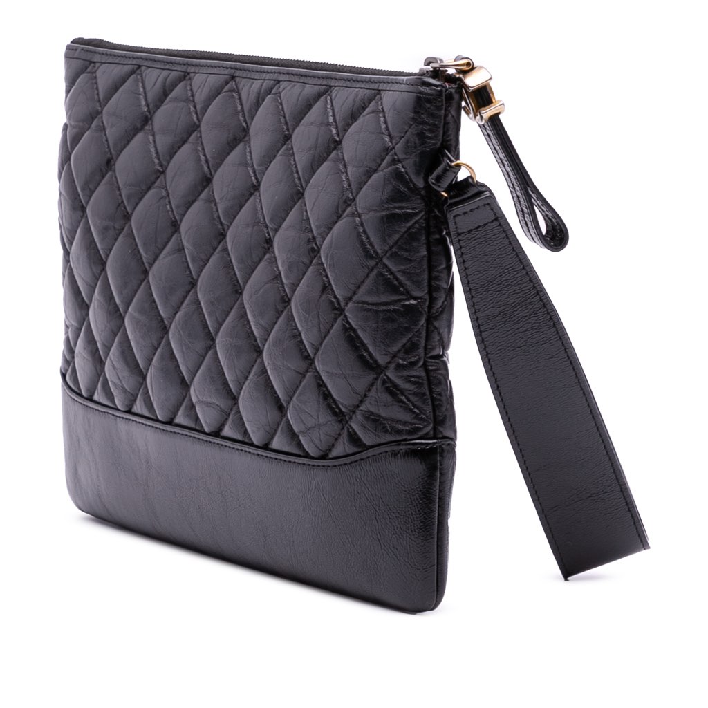 Chanel Medium Aged Calfskin Gabrielle O Case Clutch - 2