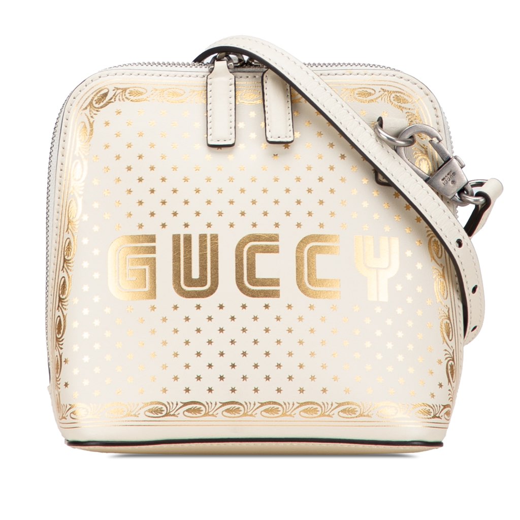 Gucci Mini Calfskin Guccy Sega Crossbody