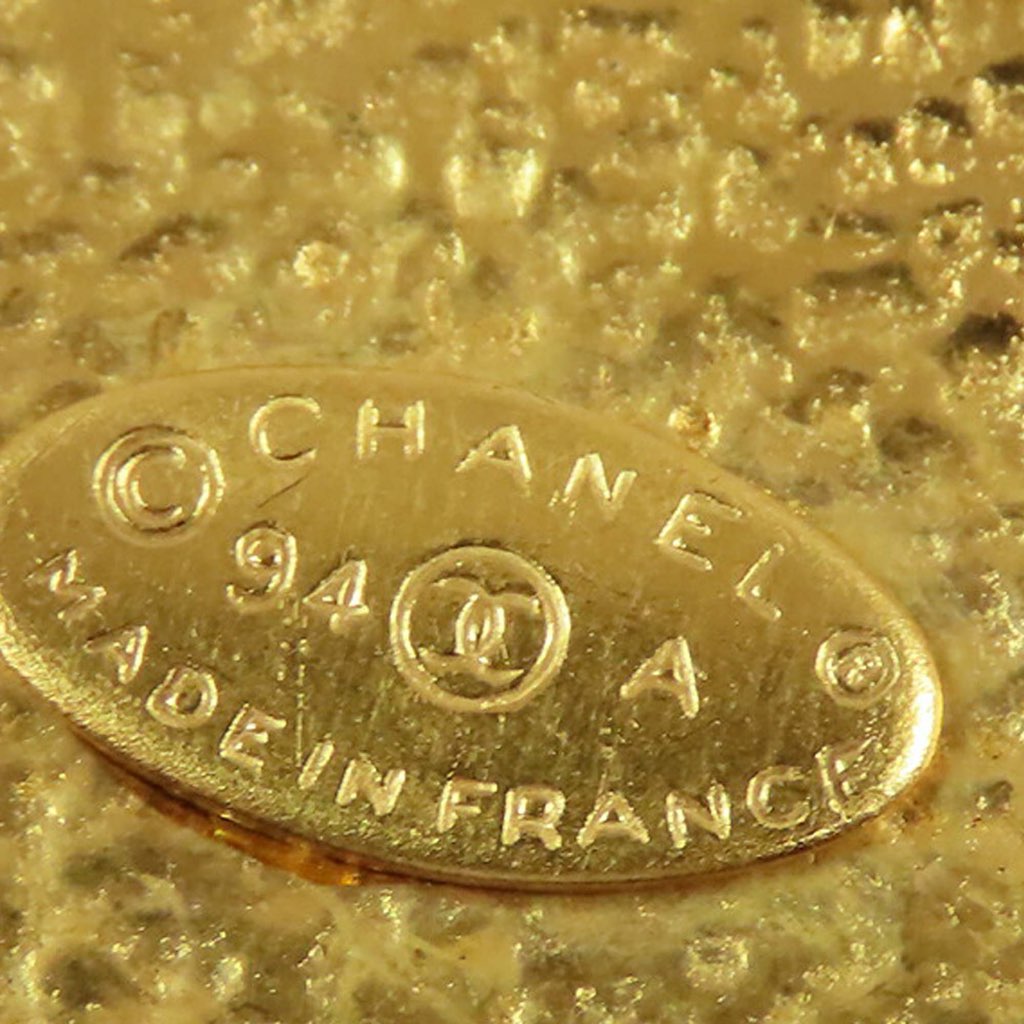 Chanel CC Gold Plated Sun Motif Brooch - 4