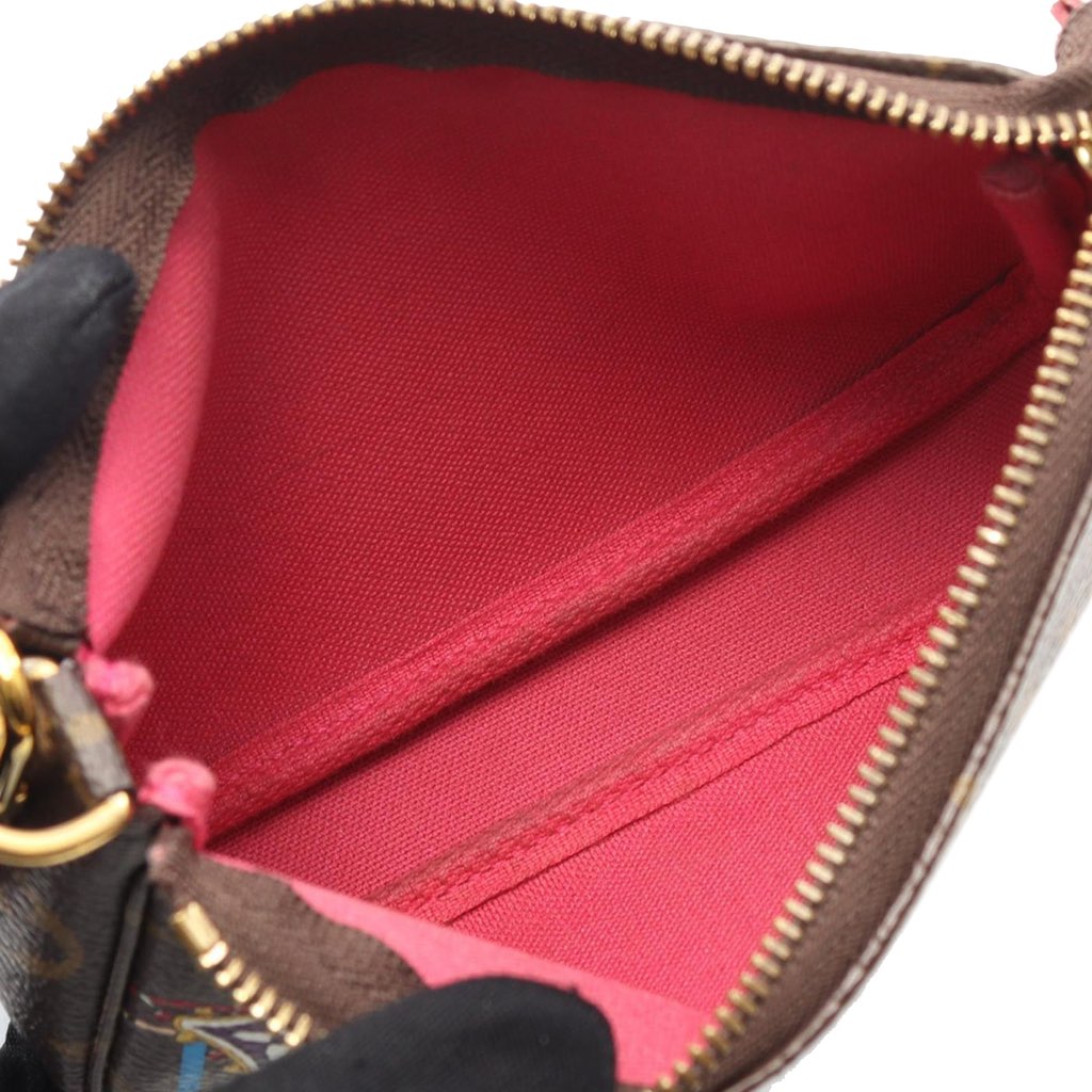 Louis Vuitton Monogram Vivienne Christmas Roller Coaster Mini Pochette Accessoires - Image 6