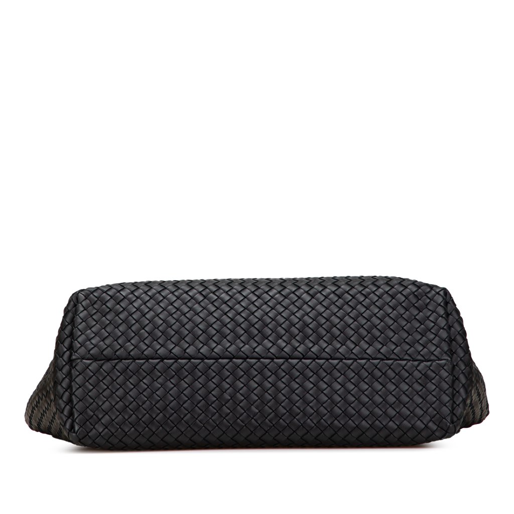 Bottega Veneta Medium Lambskin Intreccio Cabat Tote - 3
