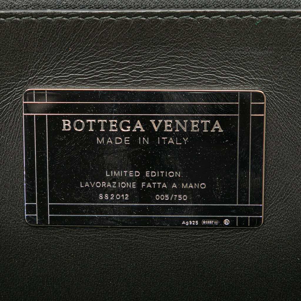 Bottega Veneta Medium Lambskin Intreccio Cabat Tote - 5