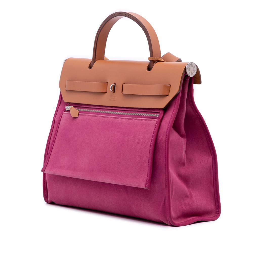 Hermès Toile Herbag Zip 31 - Back view