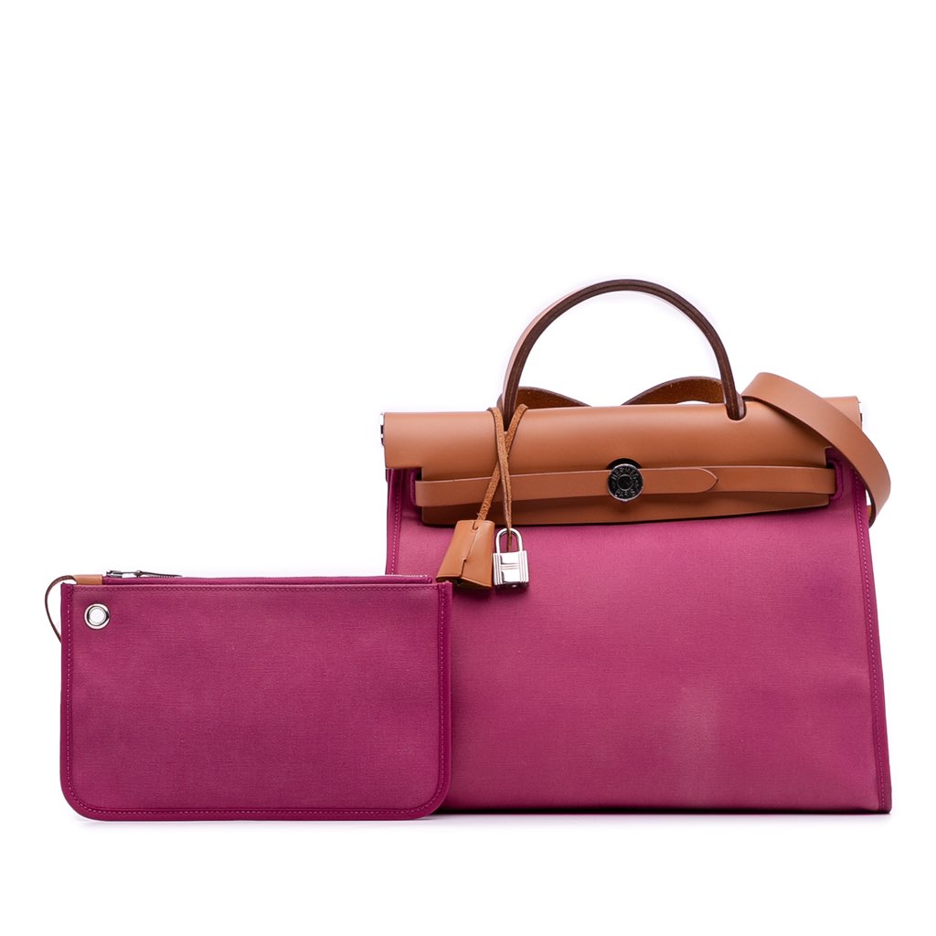 Hermès Toile Herbag Zip 31 - Image 15