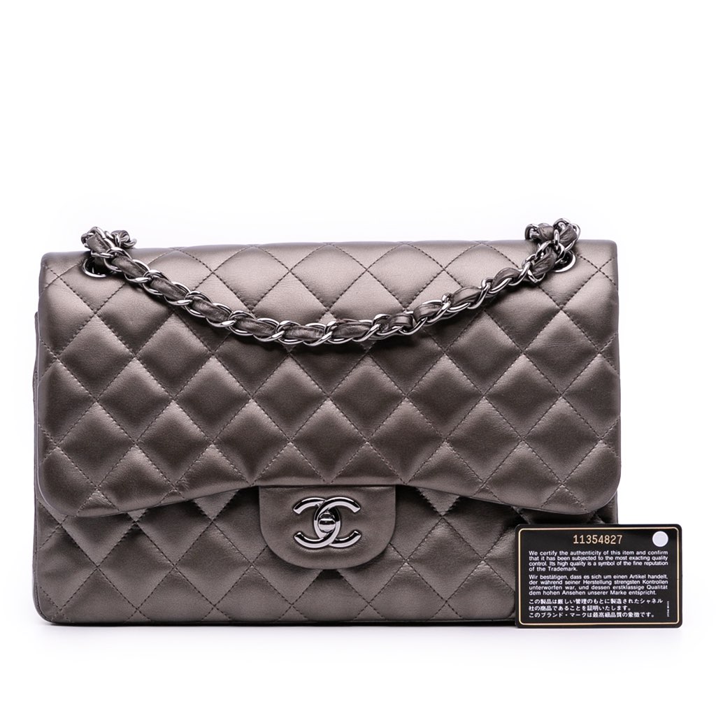 Chanel Jumbo Classic Lambskin Double Flap - Image 17
