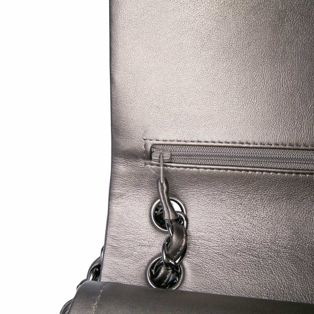 Chanel Jumbo Classic Lambskin Double Flap - Side view