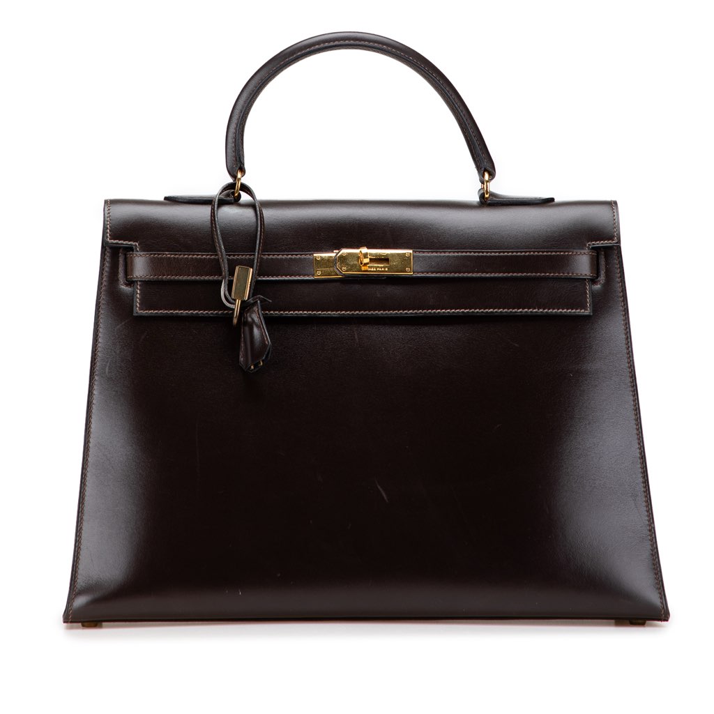 Hermès Box Calf Kelly Retourne 35