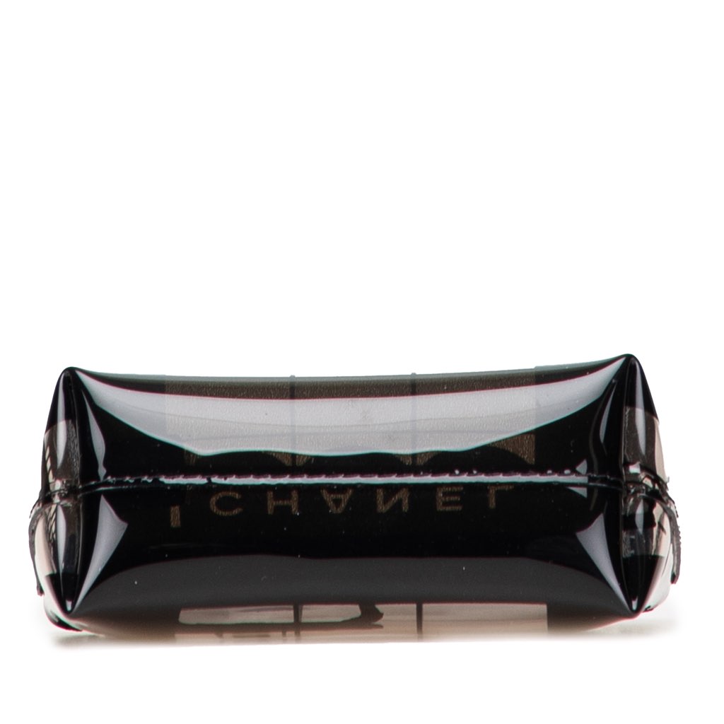 Chanel Vinyl Coco Window Cosmetic Pouch - Image 6