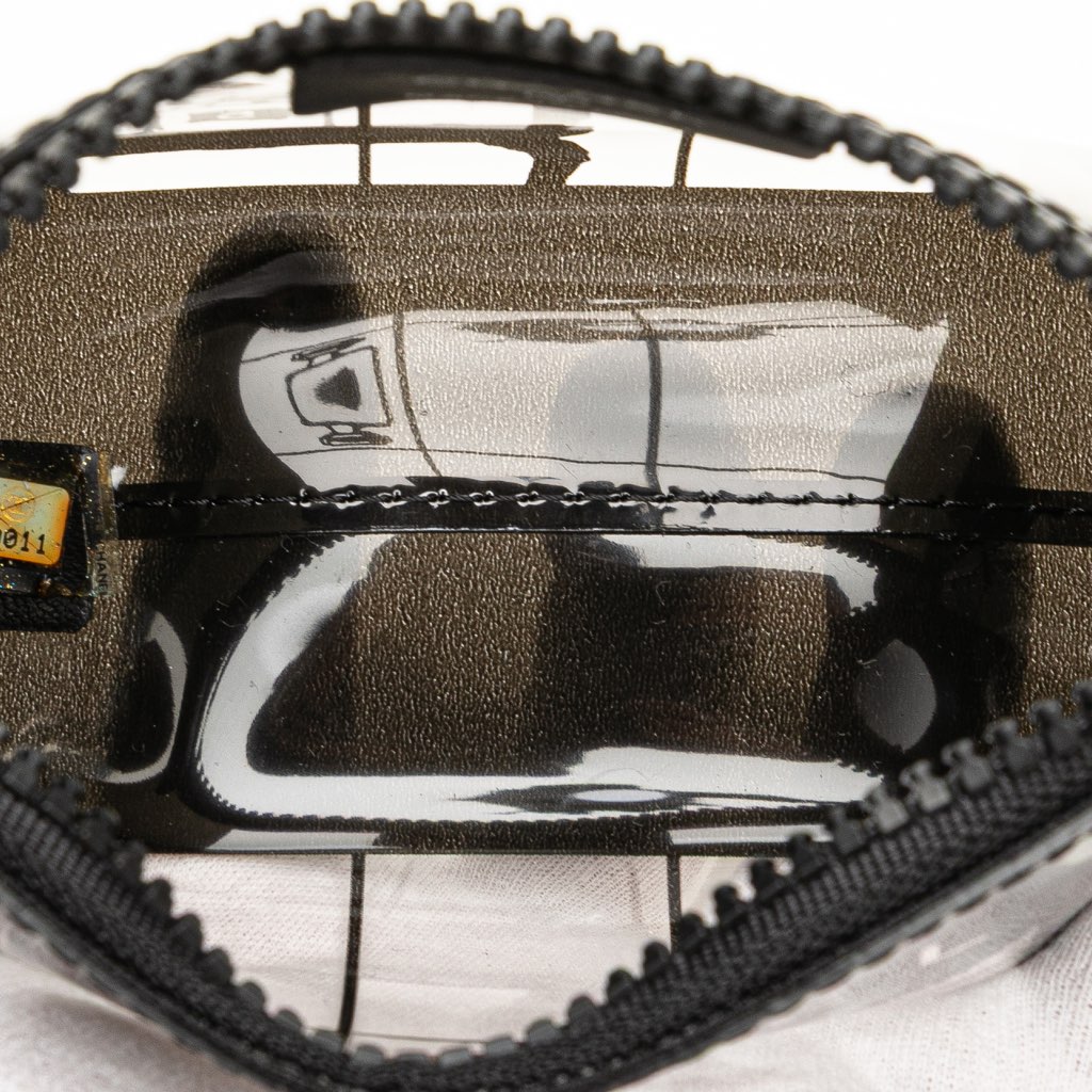 Chanel Vinyl Coco Window Cosmetic Pouch - 4