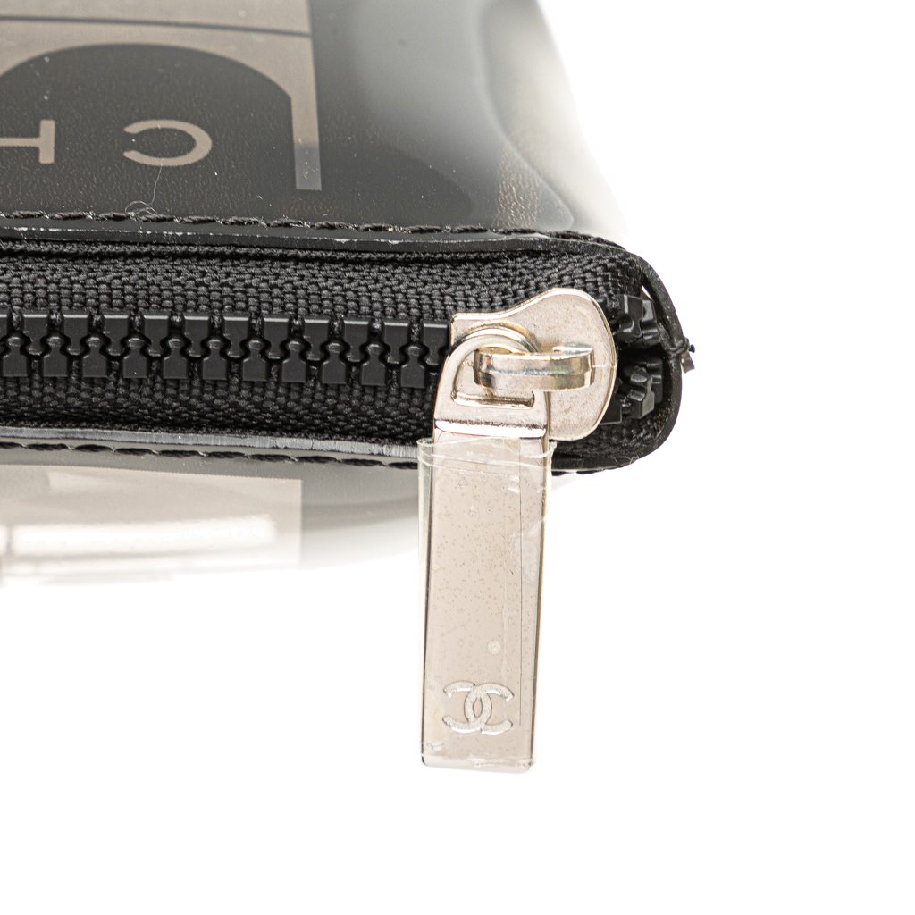 Chanel Vinyl Coco Window Cosmetic Pouch - Image 10