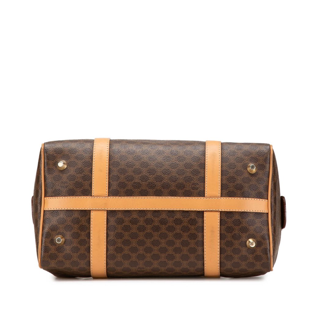 Celine Macadam Coated Canvas Boston Bag - 3