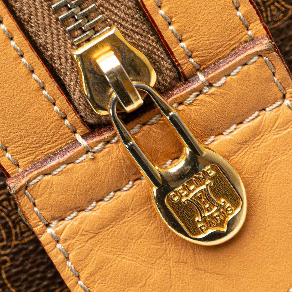 Celine Macadam Coated Canvas Boston Bag - 5