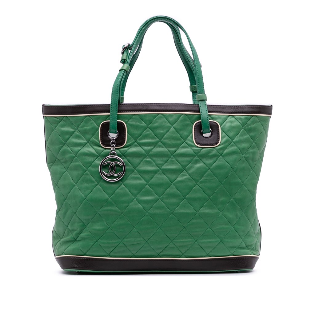 Chanel Large Quilted Lambskin Country Club Tote