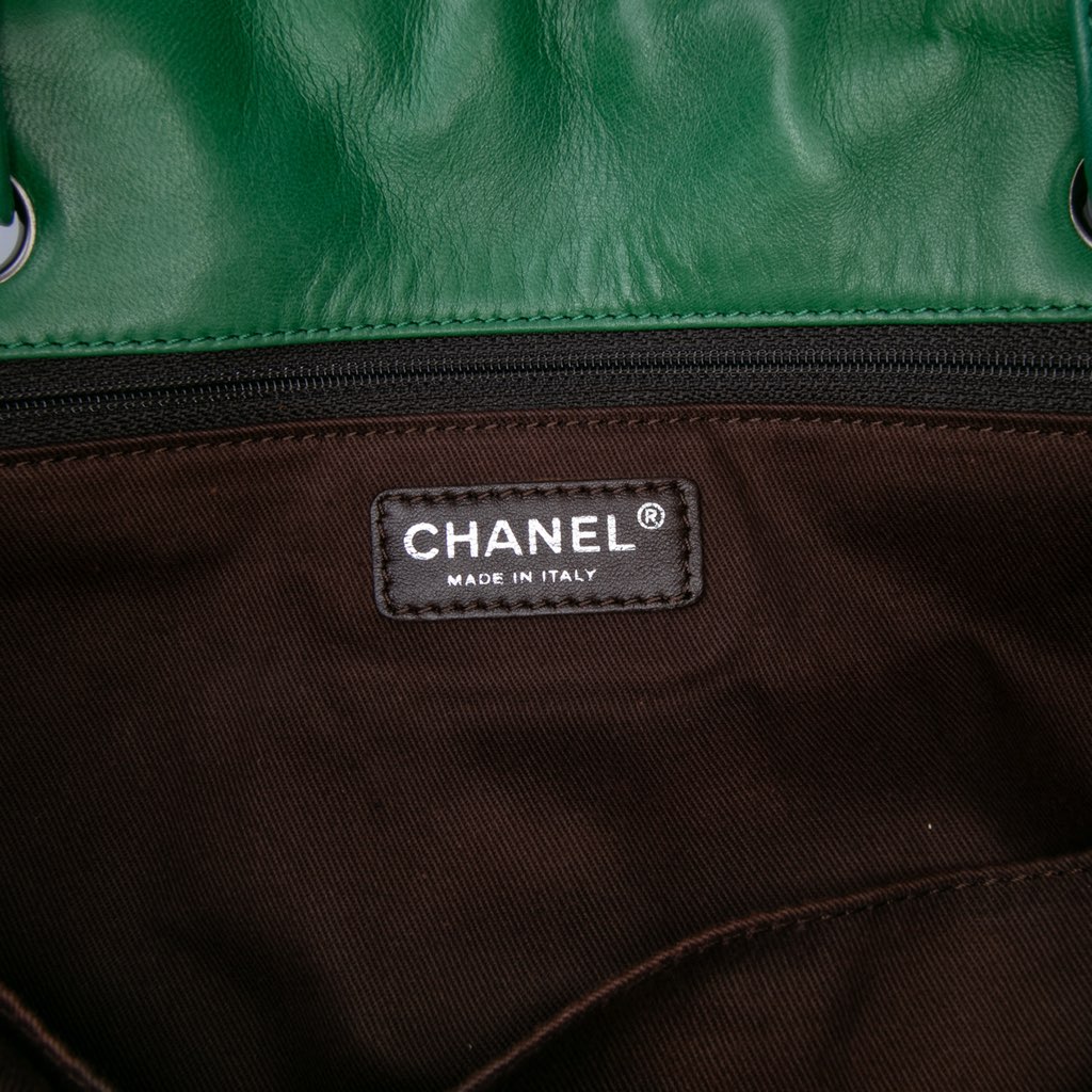 Chanel Large Quilted Lambskin Country Club Tote - Side view