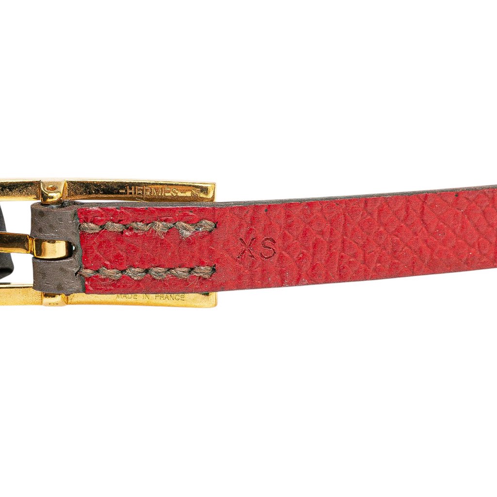 Hermès Epsom Behapi Double Tour Bracelet - Side view
