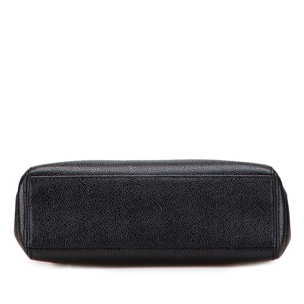 Chanel Caviar Logo Chain Tote - 3