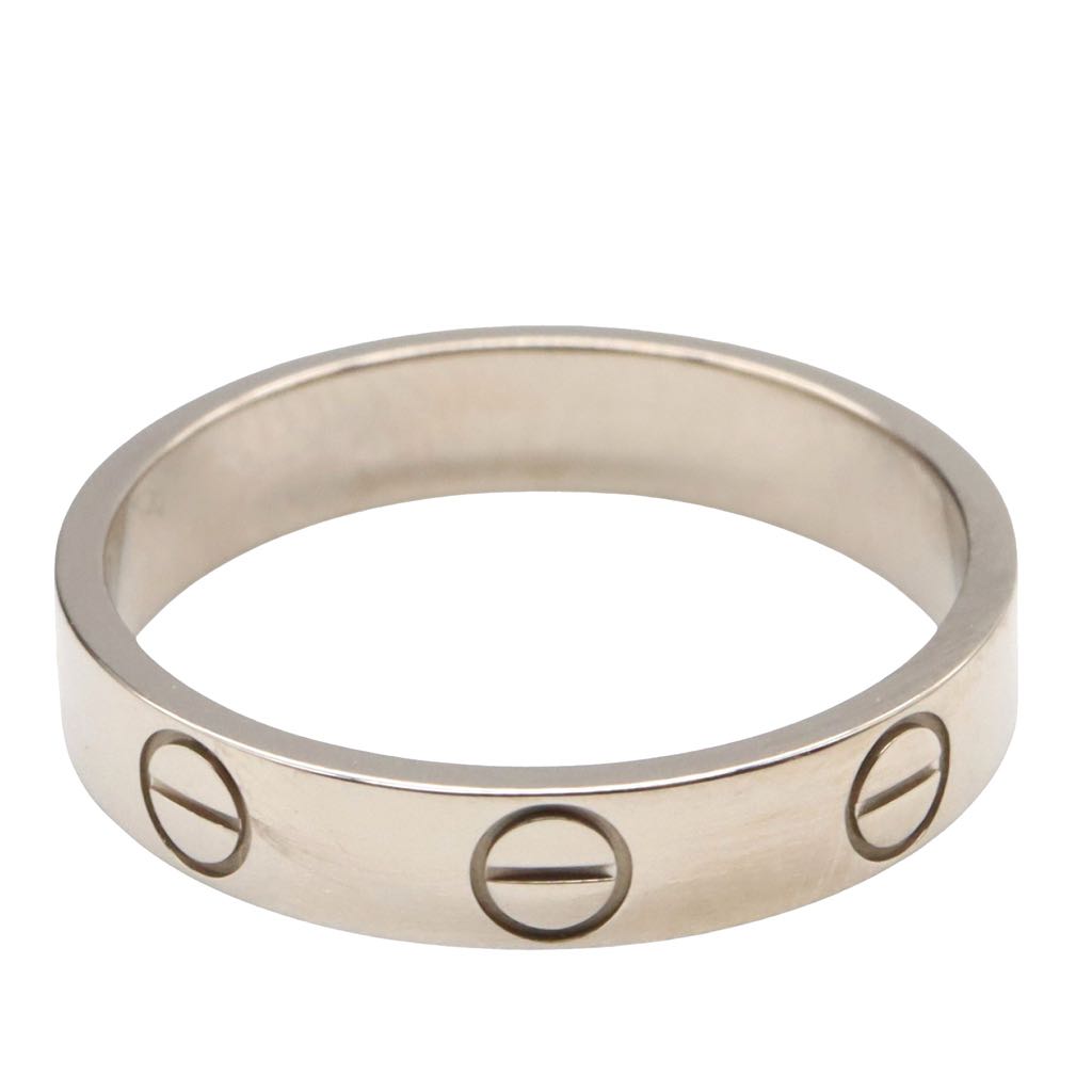 Cartier 18K White Gold Small Love Ring - 2
