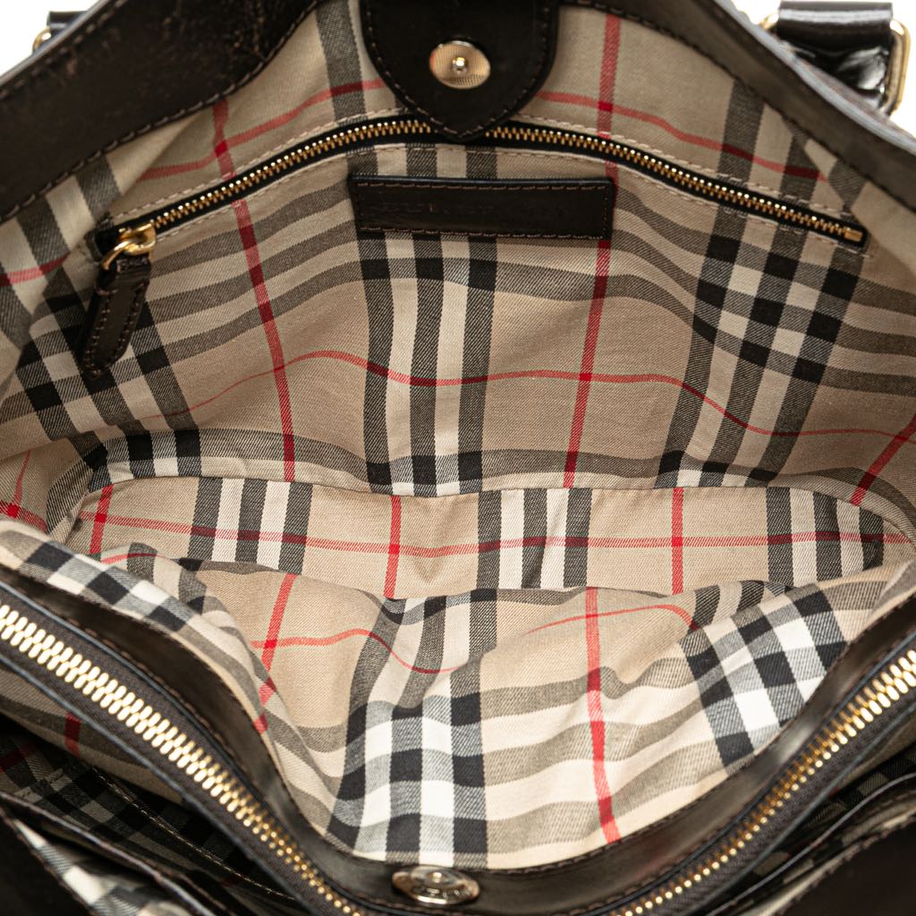 Burberry Medium Grainy Calfskin Baynard Satchel - 4