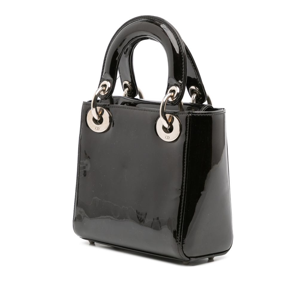 Dior Mini Patent Lady Dior - 2