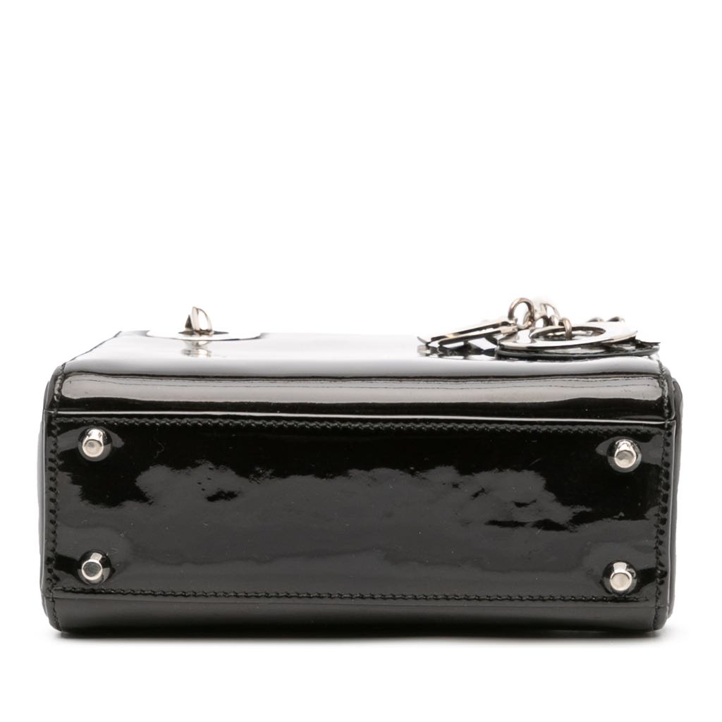 Dior Mini Patent Lady Dior - 3