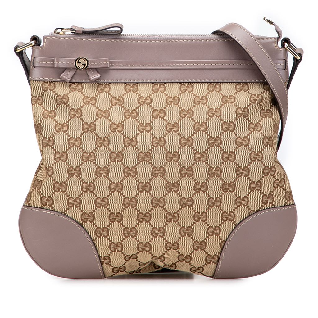 Gucci GG Canvas Mayfair Crossbody - Back view