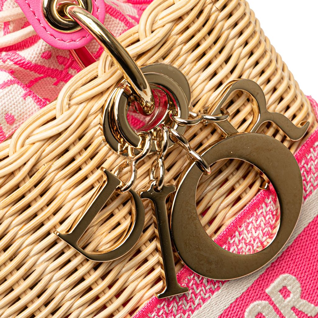 Dior Medium Oblique Wicker Lady Dior - Image 10