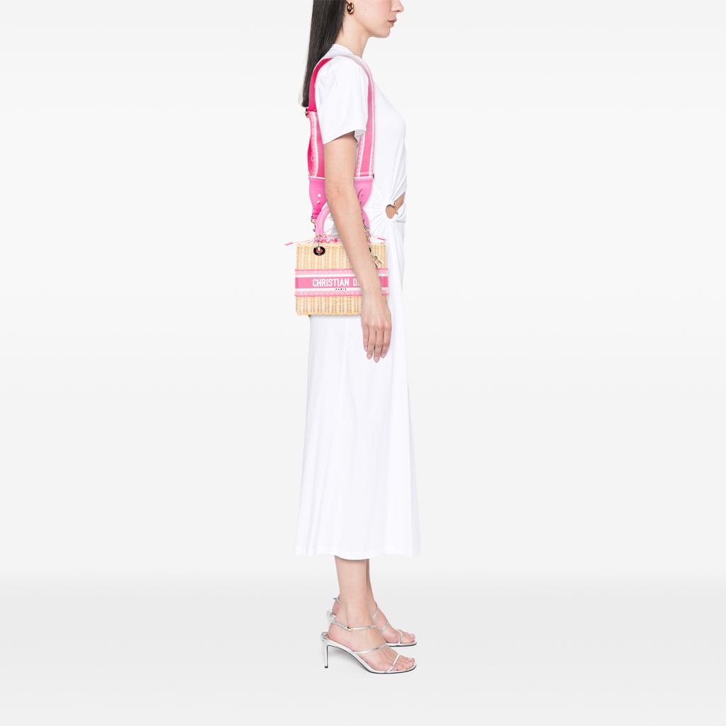 Dior Medium Oblique Wicker Lady Dior - Image 11