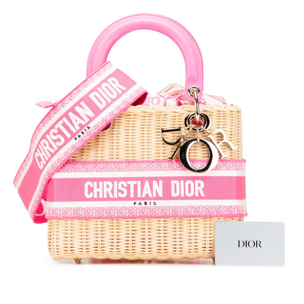 Dior Medium Oblique Wicker Lady Dior - Image 12