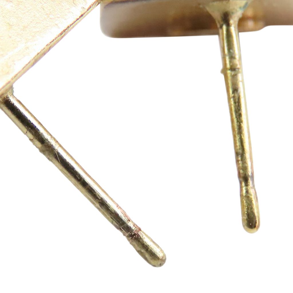 Chanel Gold Plated Enamel CC Square Stud Earrings - Detail 1