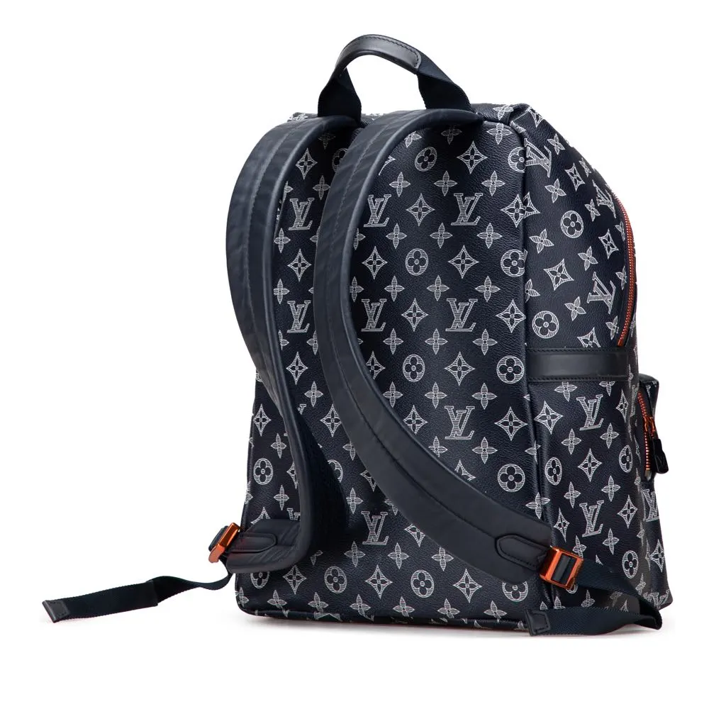 Louis Vuitton Monogram Upside Down Ink Apollo Blue Canvas Good - Back View