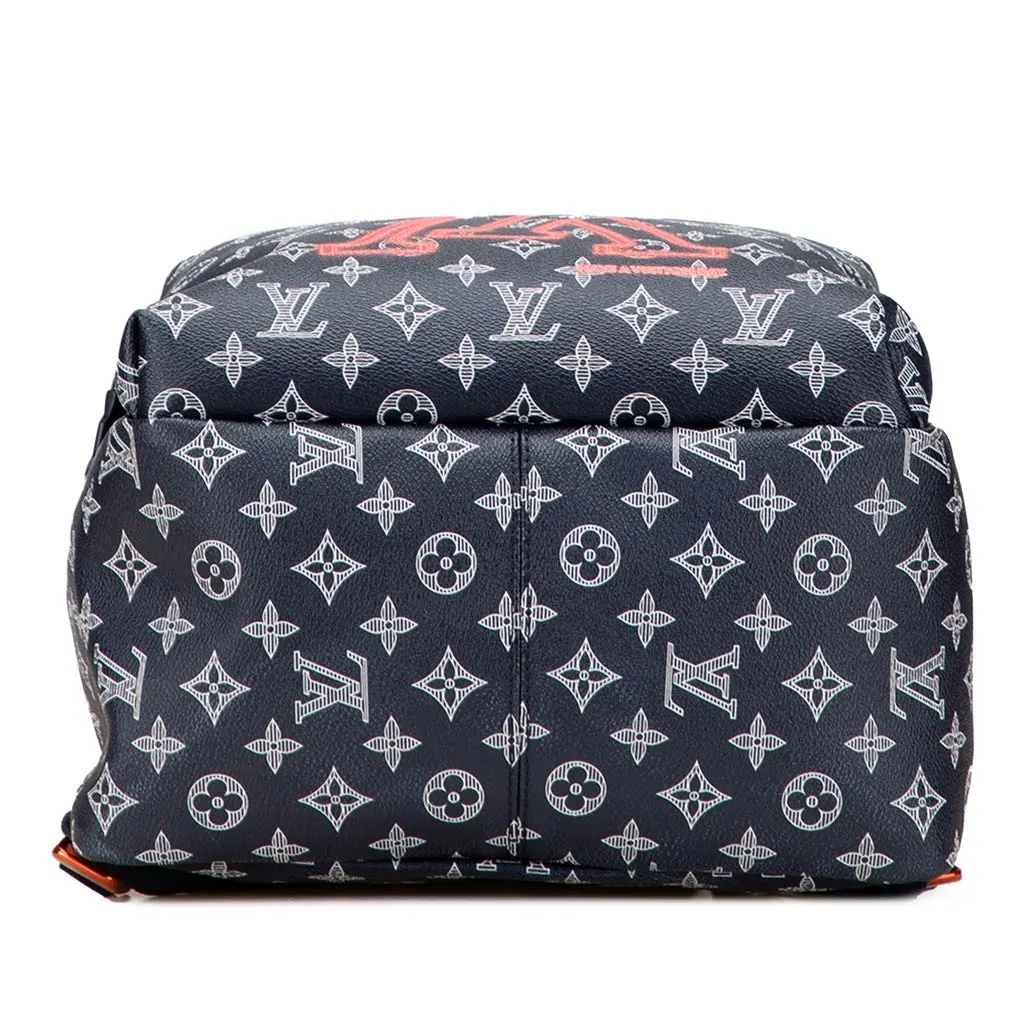 Louis Vuitton Monogram Upside Down Ink Apollo Blue Canvas Good - Inside View