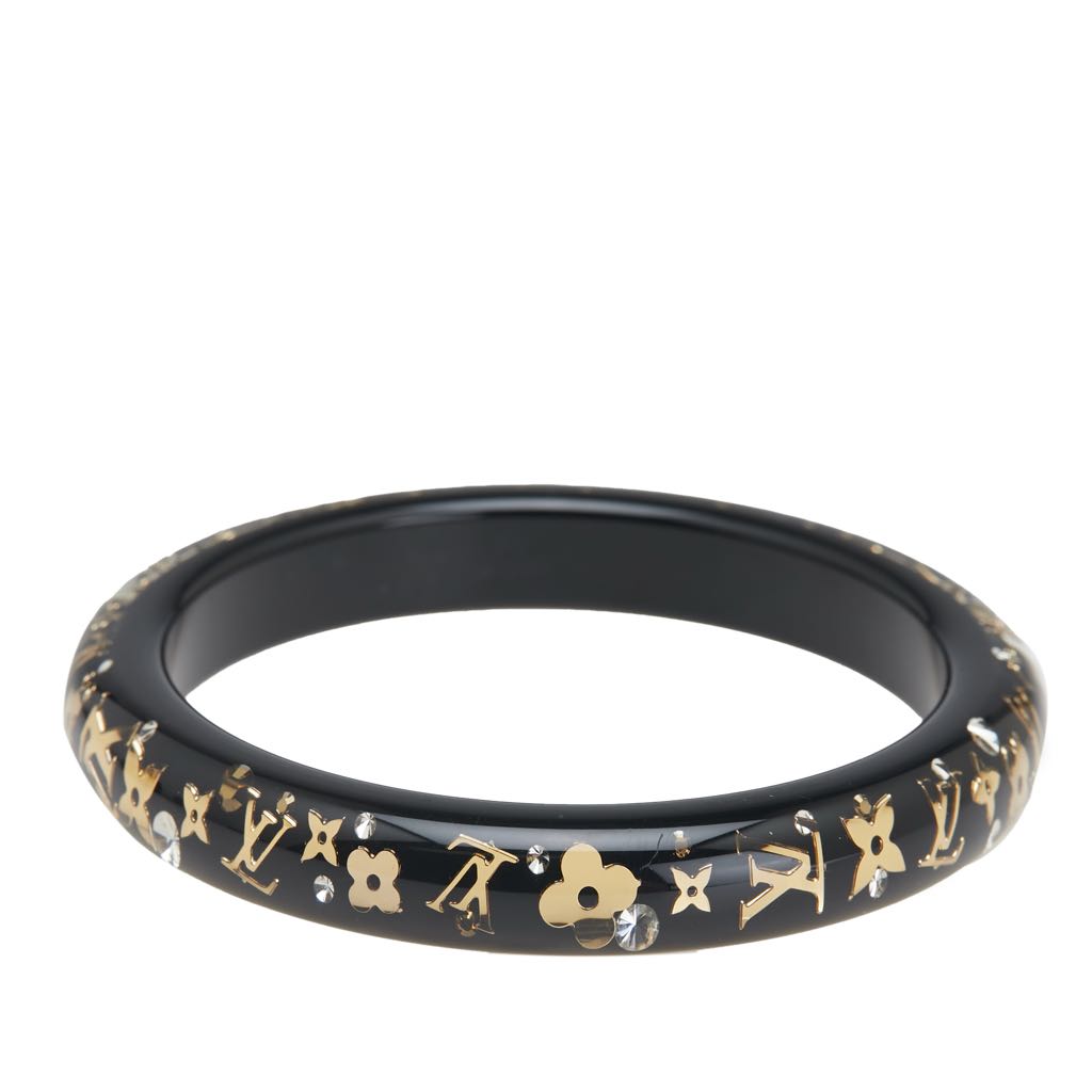 Louis Vuitton Narrow Monogram Resin Inclusion Bangle