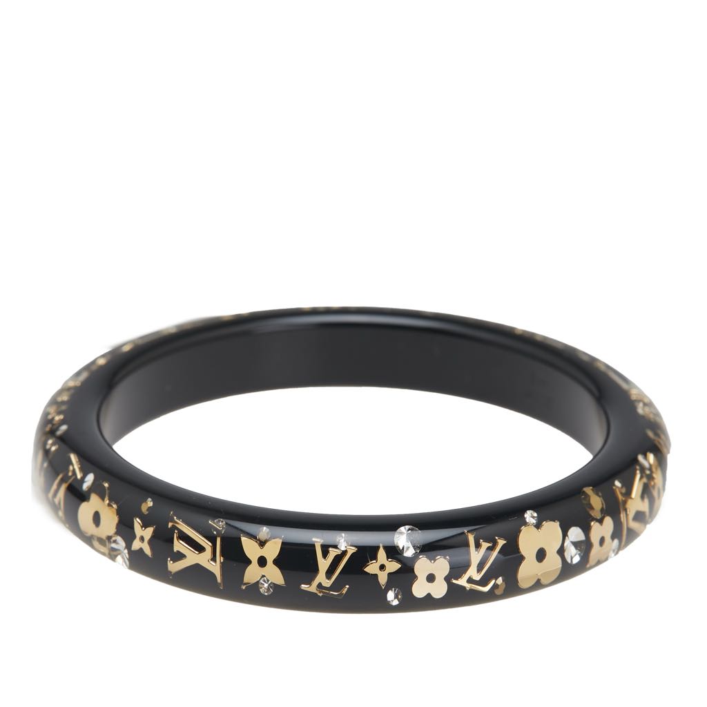 Louis Vuitton Narrow Monogram Resin Inclusion Bangle - Back view