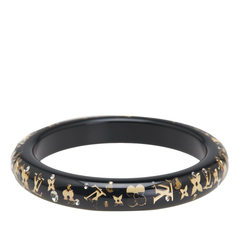 Louis Vuitton Narrow Monogram Resin Inclusion Bangle - Image 6