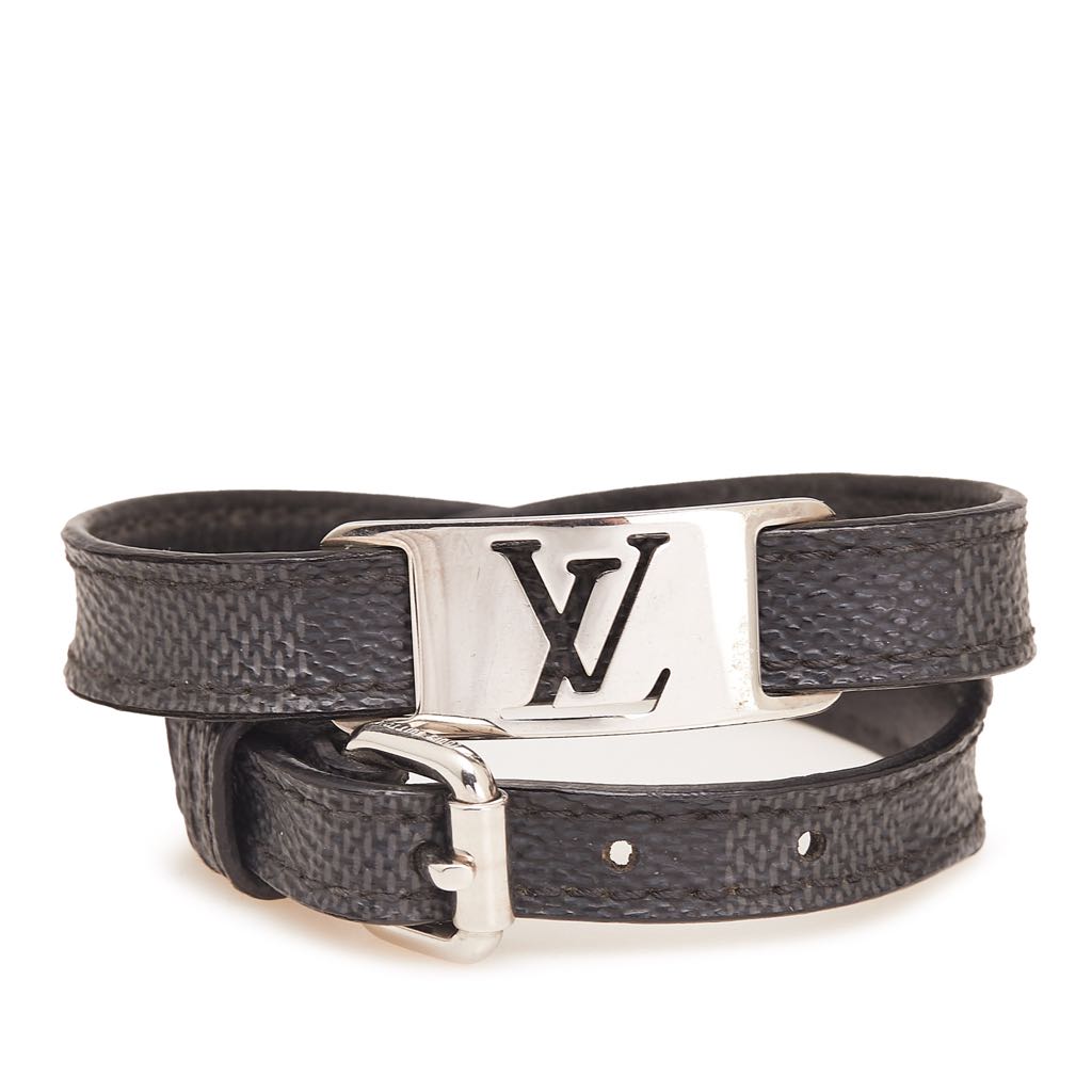 Louis Vuitton Damier Graphite Sign It Bracelet