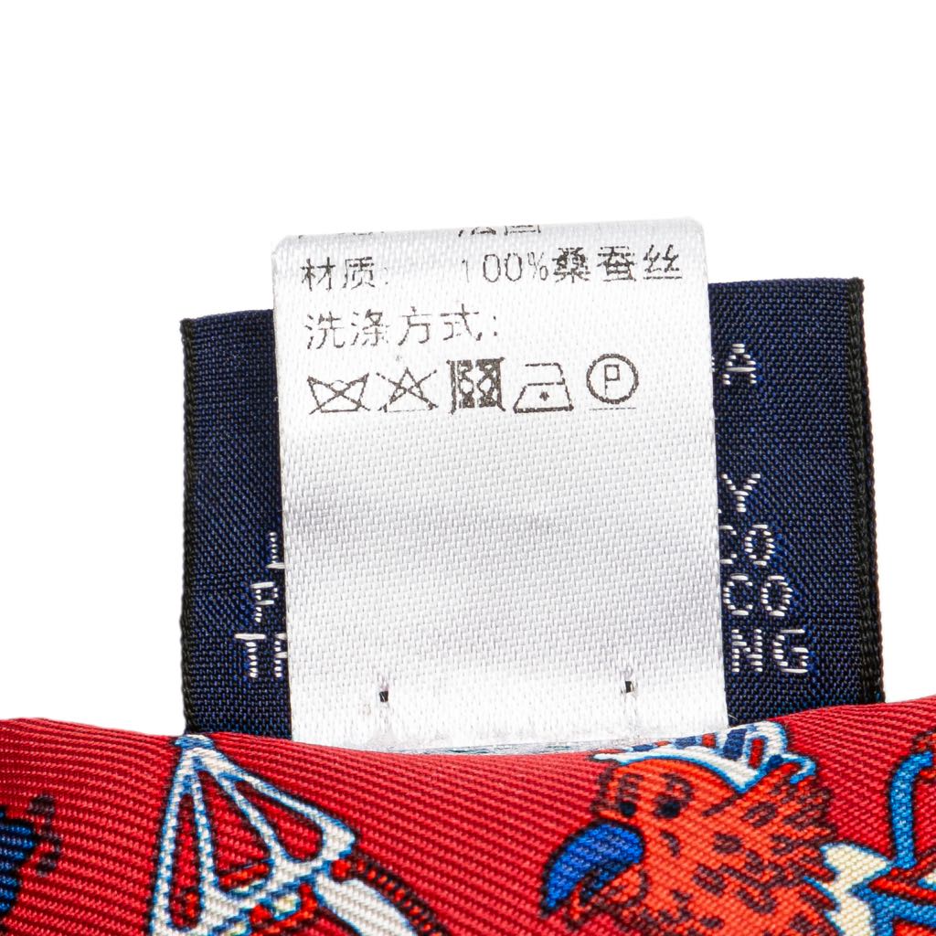 Hermès La Folle Parade Silk Twilly Scarf - 4