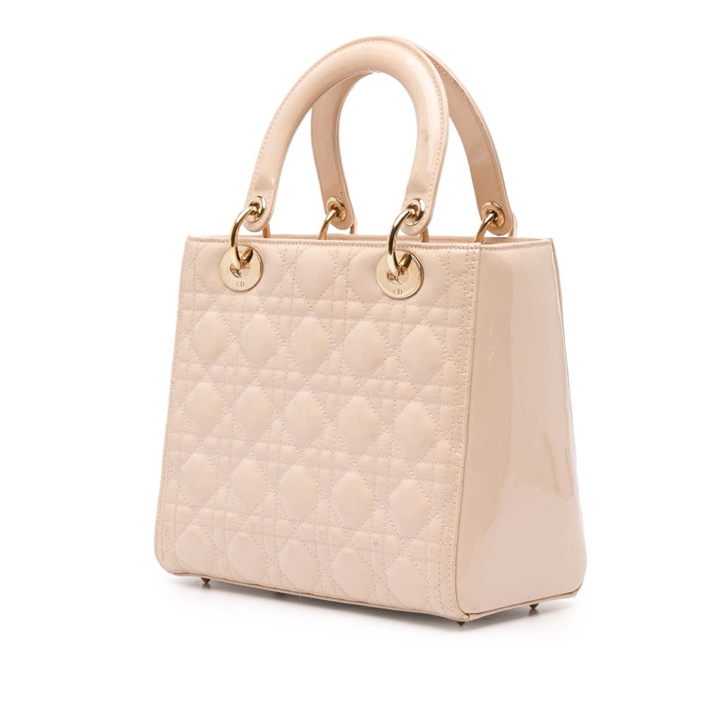 Dior Medium Patent Cannage Lady Dior - 2